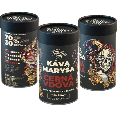 Fixi Coffee Káva Maryša Černá vdova jemně mletá 250 g
