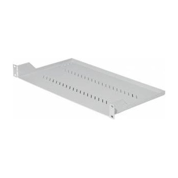 TRITON Plate with perforation 19, 1U/150mm, load 15kg, black