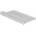 TRITON Plate with perforation 19, 1U/150mm, load 15kg, black