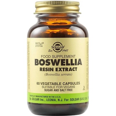 Solgar Boswellia Resin Extract, 60 растителни капсули, Solgar