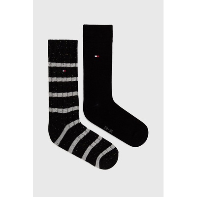 Tommy Hilfiger Чорапи Tommy Hilfiger (2 броя) в черно (701225396)