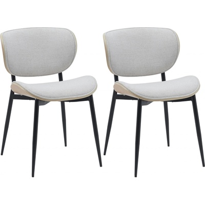 Design-Shop Enid látka natura / krémová 2 ks