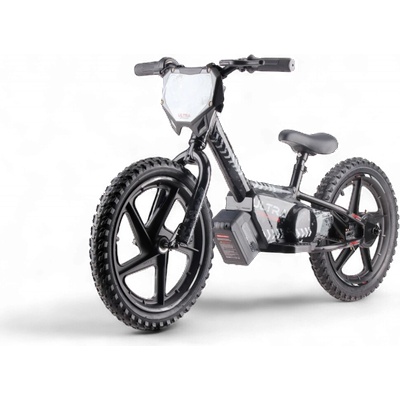 ROLLZONE Детски акумулаторен велосипед 24v, 16 цола, черен (ebb16-черно)