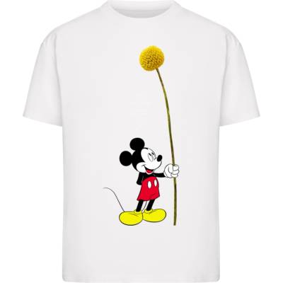 MERCHCODE Тениска Mickey Flower Tee white XXLUB-MC1270-00220 - , размер S