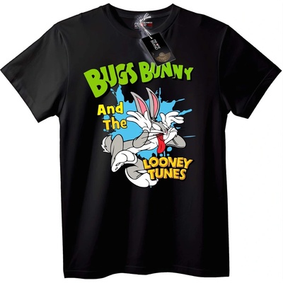 NOONEBRAND Тениска Bugs Bunny от Looney Tunes - 2XL, Black