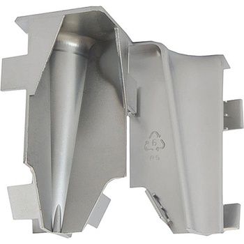 Image 1 of Krono original ВЪТРЕШЕН ЪГЪЛ Рvc ЗА ПОДОВ ПЕРВАЗ 98001 К58С опак. 2бр. СИВ (К58С / 98001)