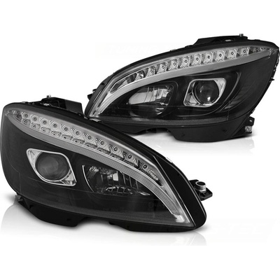 Tuning Tec Přední světla LED s Mercedes-Benz C W204 07-10 s dynamickým LED blinkrem černá