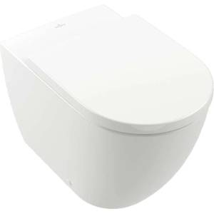 Villeroy & Boch Subway 3.0 - Тоалетна с висока седалка, TwistFlush, алпийско бяло 4671T001 (4671T001)