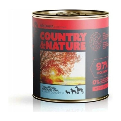 Country & Nature s hovädzím mäsom a so zeleninou 410 g