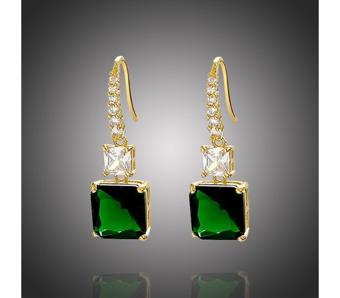 Éternelle Swarovski Elements Zoe E1275 zelená