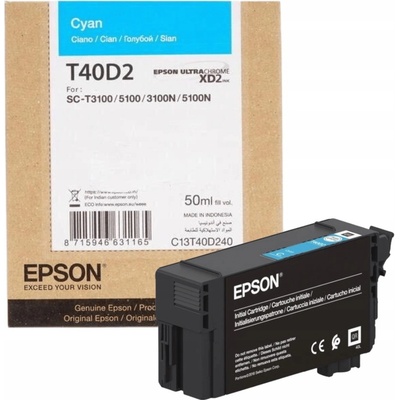 Epson T40D2 Cyan - originálny