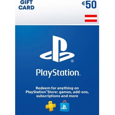 PlayStation predplatená karta 50 € AT