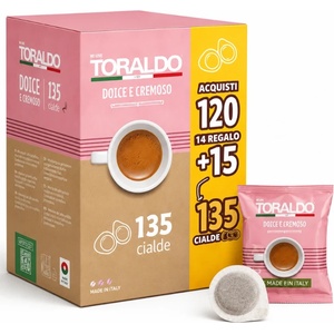 Caffè Toraldo Кафе Toraldo Капсули 135 бр. хартиени - Espresso със сладък и кремообразен вкус (TOR035)