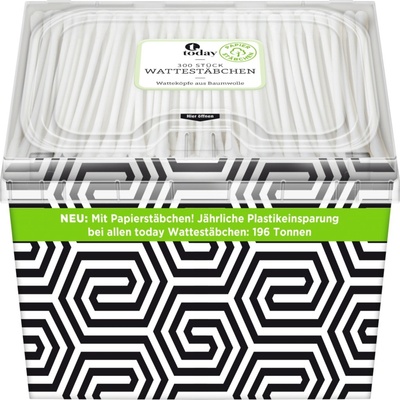 TODAY BIO Wattestäbchen 300 ks