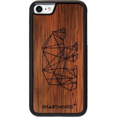 SmartWoods Case Dřevěné pouzdro Bear Case Huawei P10 Lite