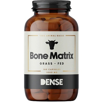 Dense Говежда костна матрица - За здрави кости, стави и мускули, 1000 mg, 180 капсули (315259 (1006) DNS)