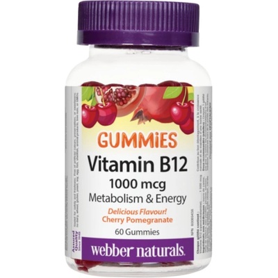 Webber Naturals B12 Gummies [60 дъвчащи дражета]