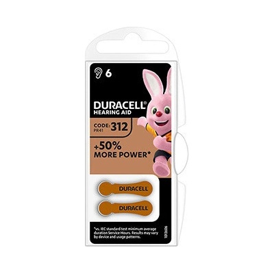Duracell ZA312, PR41, AC312, DA312 6ks 42433