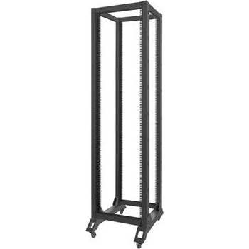 Lanberg open rack 42U 600x800, black (OR01-6842-B)
