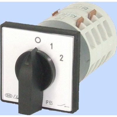 Elektromet Vačkový spínač 0-1-2 5P 12A IP65 Arc E12-32 921232