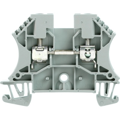 Weidmüller WDU 4 GR Průchozí svorka, Šroubové připojení, 4 mm2, 800 V, 32 A, Šedá