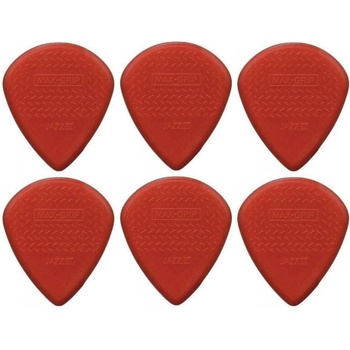 Image 1 of Dunlop 471R 3 N Nylon Max Grip Jazz III 6 Перце за китара (14070-6PACK-SET)