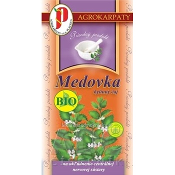 Agrokarpaty Bio Medovka bylinný čaj čistý prír. produkt 20 x 2 g