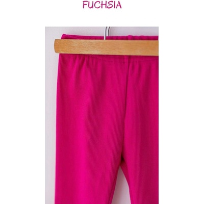 Dívčí legíny LILY Grey fuchsiové