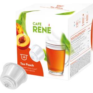 Café René | Чай с праскова - 16 капсули за Dolce Gusto