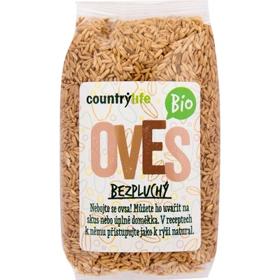 Country Life Oves bezpluchý zrno Bio 0,5 kg