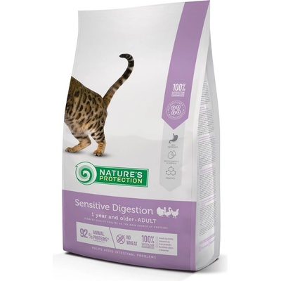 Natures protection котка възрастен чувствителна храносмилателна система птиче месо 2 кг