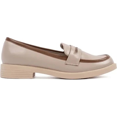 Goodin Originální mokasíny béžové dámské bez podpatku