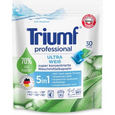 Triumf Professional kapsle na praní světlých tkanin 2v1 Ultra Weiss 30 PD