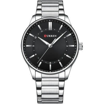 Curren Мъжки часовник Curren Yelt, Неръждаема стомана, Сребрист / Черен (CURREN-8430-SILVER-BLACK)