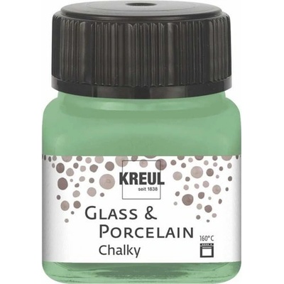 Kreul Barva na sklo a porcelán CHALKY 20 ml ROZMARÝNOVÁ ZELENÁ – Zboží Dáma