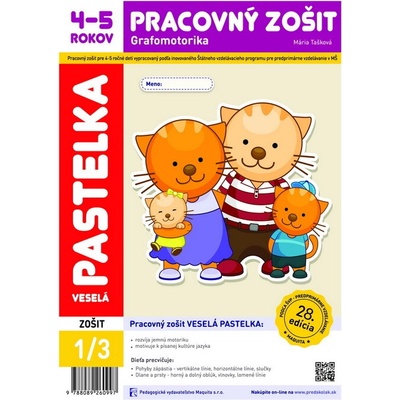 Veselá pastelka pracovný zošit 4-5 (2026, 28. edícia)