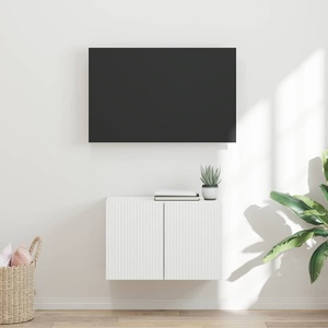 vidaXL TV стенен шкаф 59, 5 x 31 x 40 см Бяло Инженерна дървесина (892329)
