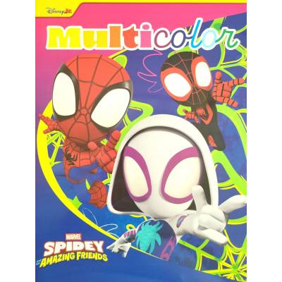 Omaľovánka A4 Disney 17 obrázkov Spidey Marvel