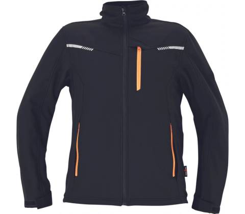 SAFE WORKER bunda AMER softshell čierna