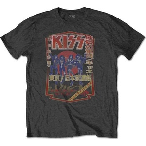 Kiss Destroyer Tour '78 Charcoal Grey M Риза (KISSTS13MC02)