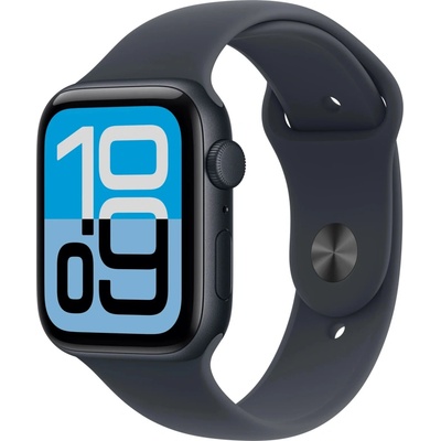 Apple Watch SE 3 (2025) Cellular 44mm Midnight Aluminium Case with Midnight Sport Band S/M MEPH4WF/A