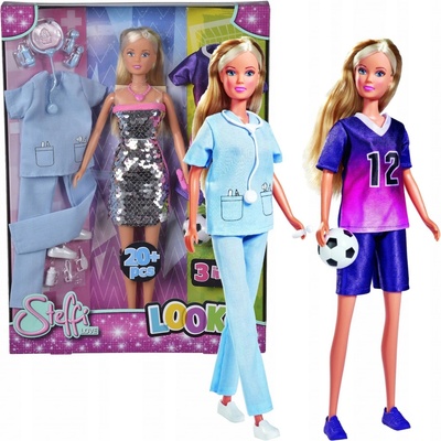 SIMBA Steffi 3 v 1 v rôznych oblečení