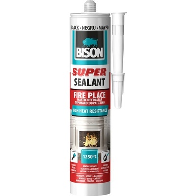Bison Fire Place Sealant 530 g černá
