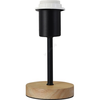 Brilagi - Настолна лампа NUBILA WOOD 1xE27/25W/230V дъб/черен (BG1567)