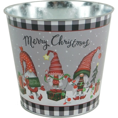 MAKRO Kvetináč dekoračný 15x13,5cm, vianočný