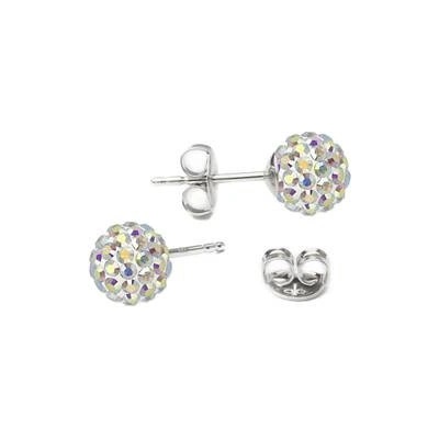 NUBIS® stříbrné kuličky Crystals from Swarovski® AB SWAG06-AB