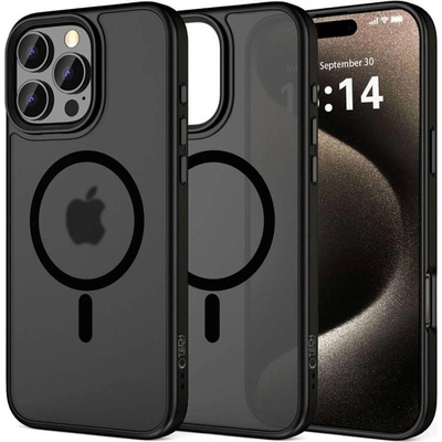 Tech-Protect Magsafe Калъф за iPhone 16 Pro Max, Tech-Protect MagMat Case, Черен (5906302311118)