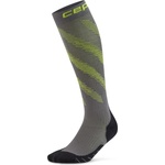 CEP Дамски компресионни чорапи CEP Women's Run Edt. Elliptic Sock Tall Compression socks - Dark Grey / Lime - размер III (207-1148-0112)
