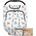 KeaBabies Есенно-зимно покривало за столче за кола KeaBabies - 0-13 kg, елхи (KB-WCSC-WIN)