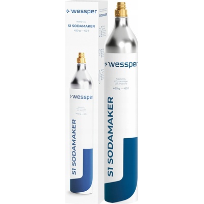 Bombička s CO2 Wessper S1 pro výrobníky sody